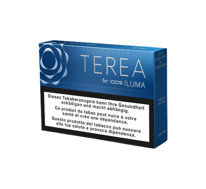 Стики TEREA Blue KZ — упаковка TEREA для IQOS ILUMA, освежающий ментол и мята, фото ILUMA IQOS
