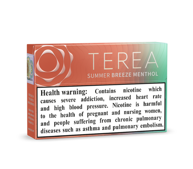 Стики TEREA Summer Wave KZ — упаковка TEREA для IQOS ILUMA, тропические фрукты и ментол, фото ILUMA IQOS