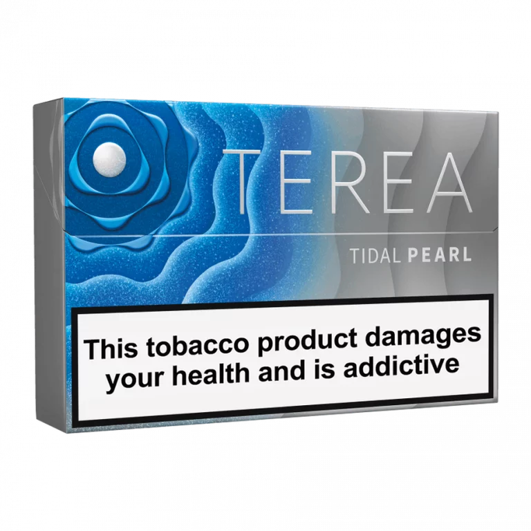 Стики TEREA Tidal Pearl KZ — упаковка TEREA для IQOS ILUMA, табак с нотами чая, капсула ментола, фото ILUMA IQOS
